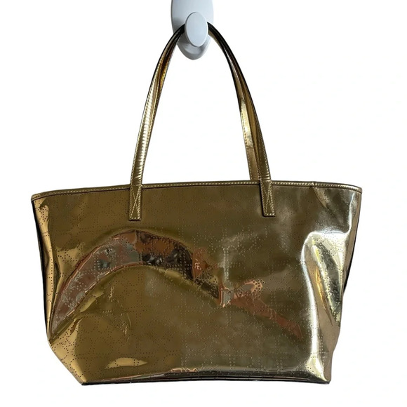 Kate Spade Gold Tote Bag - Picture 5 of 9